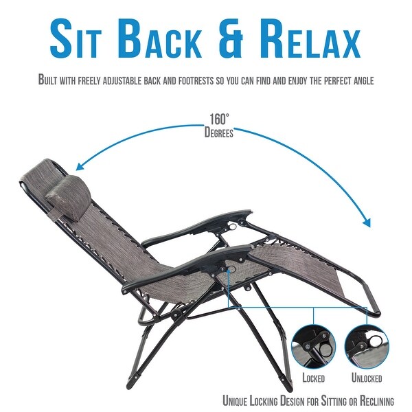 SunRay 1pc Zero Gravity Chair