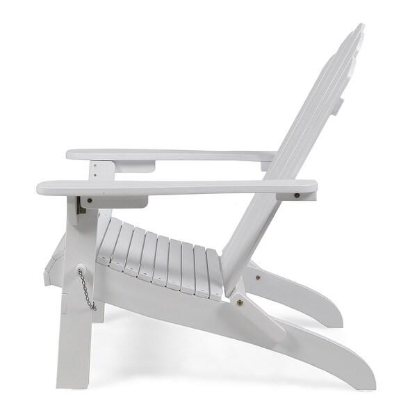Hollywood Foldable Acacia Adirondack Chair by Christopher Knight Home