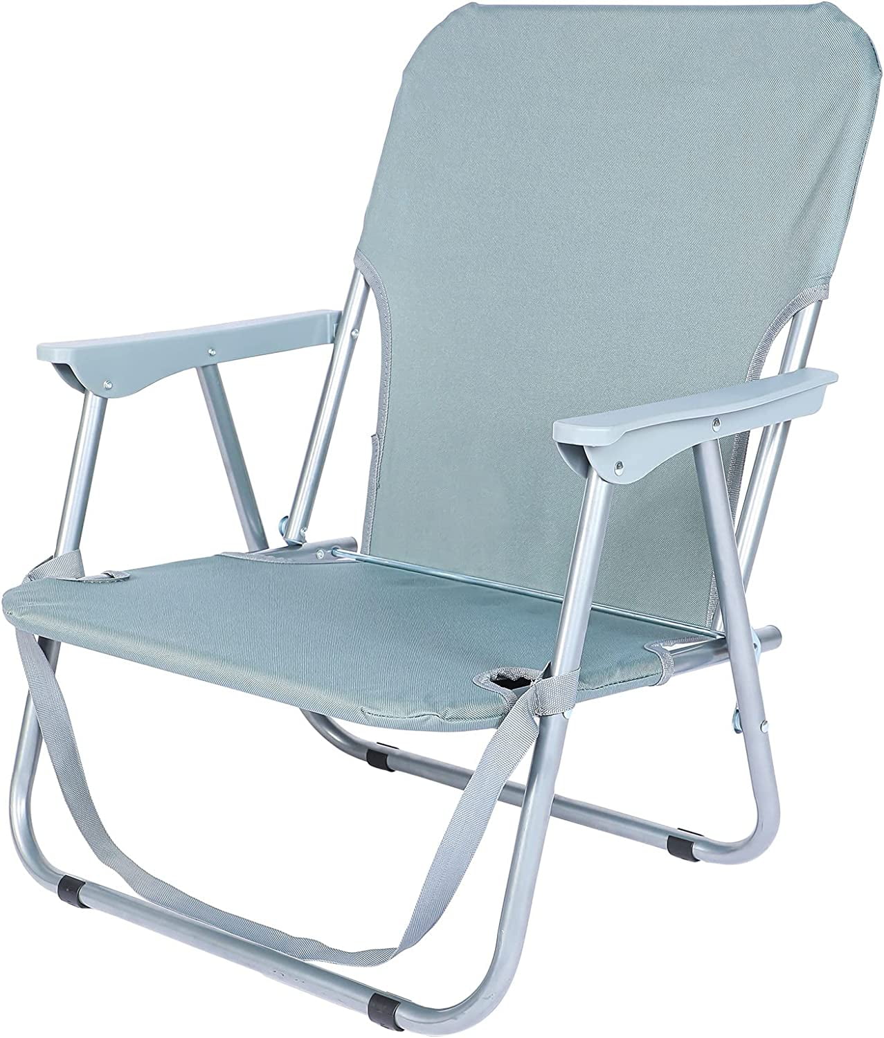YSSOA Folding Beach Chair, Lightweight and Portable Foldable Outdoor Camping Chair , Blue