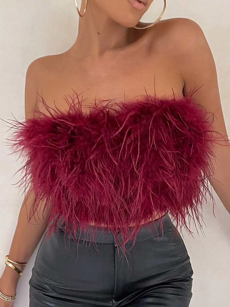 Feather Crop TopClistos