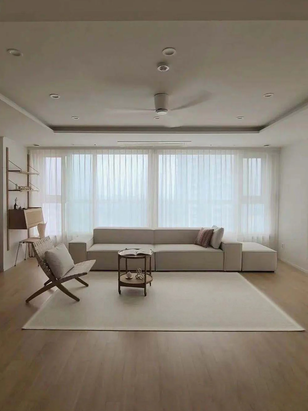 CP049 - Carpet King + Cashmere Th* Row Simple Pure Color Nordic Wabi-Sabi Living Room Bedroom New Zealand Wool Carpet