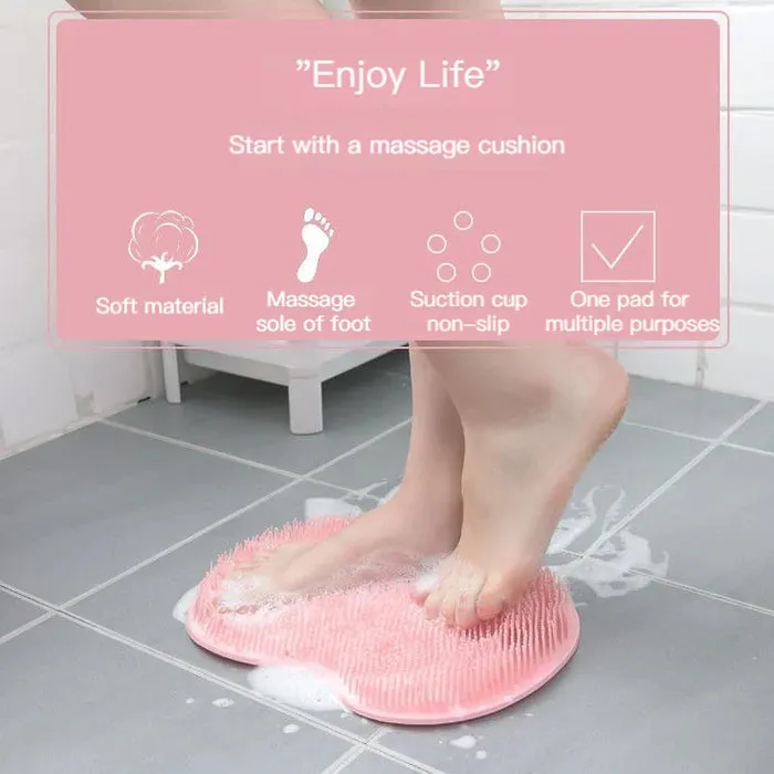 Shower Foot & Back Scrubber, Massage Pad