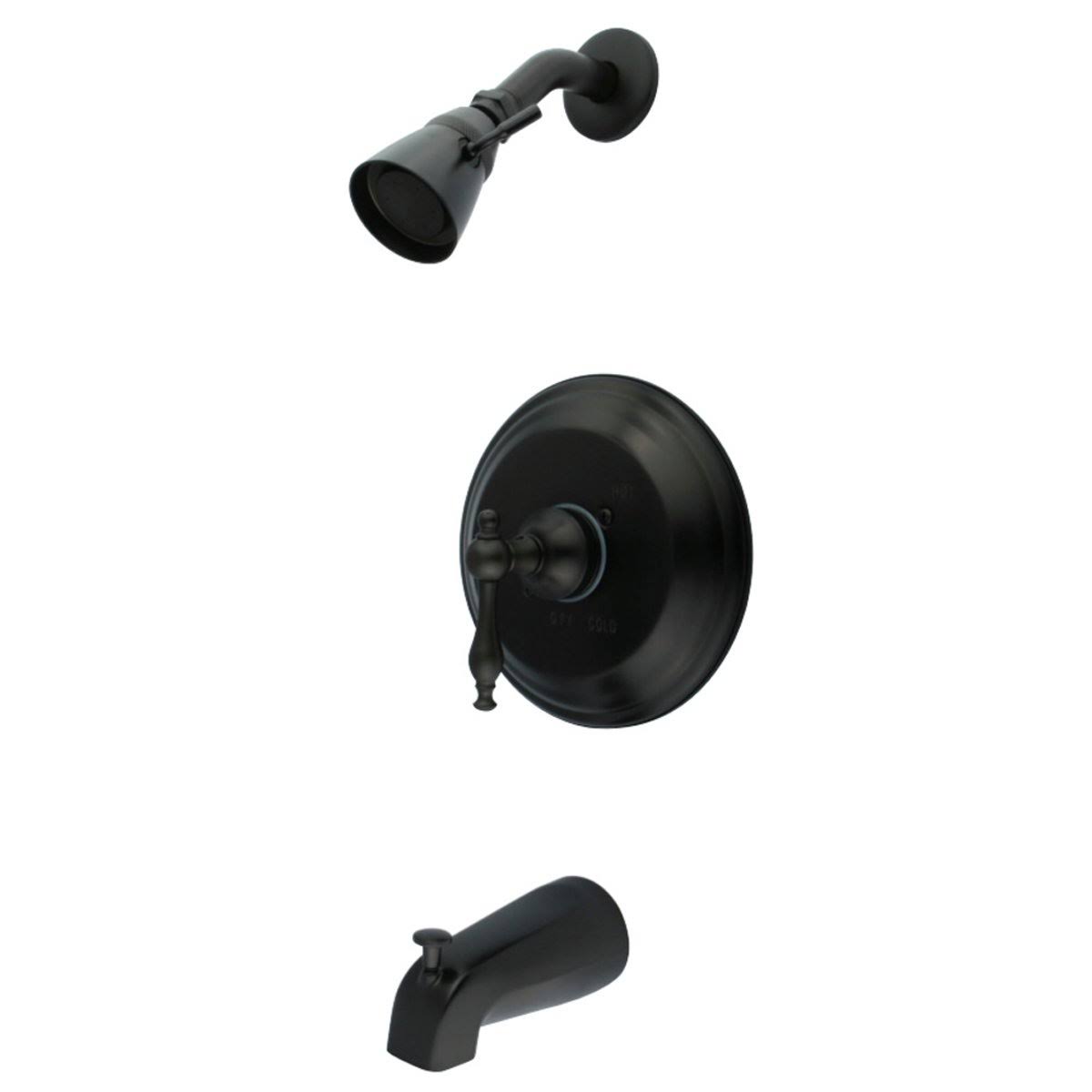 Kingston Brass KB2638NL Tub and Shower Faucet, Brushed Nickel