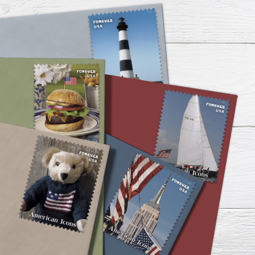 American Icons Stamps - USPS
