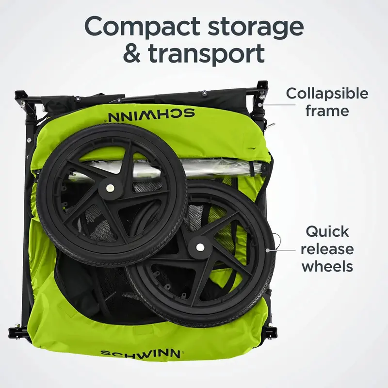Schwinn Shuttle – Foldable Bike Trailer for Kids and Gear