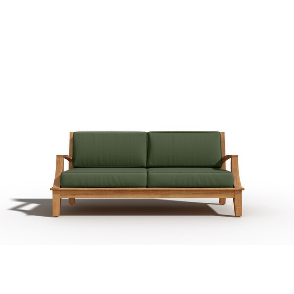 Eliane Teak Sofa with Sunbrella Cushion