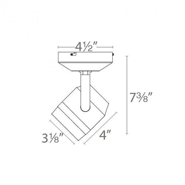 WAC 522 Paloma LED Monopoint - MO-LED522N-840-WT