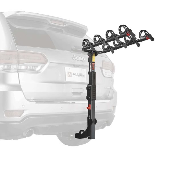 4-Bicycle Hitch Mounted Bike Rack Carrier, S-545