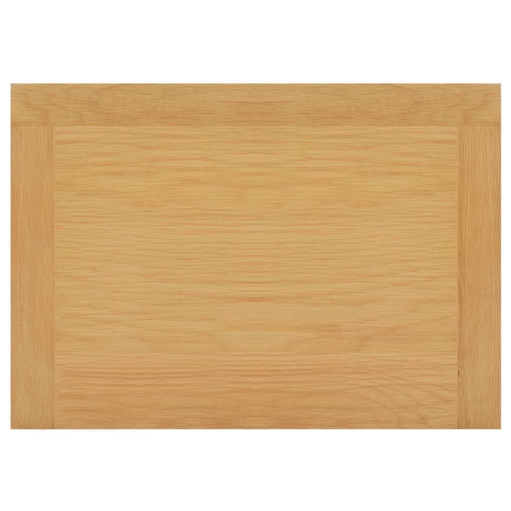 vidaXL Cupboard 17.7x22x12.6x22x33.5x22 Solid Oak Wood