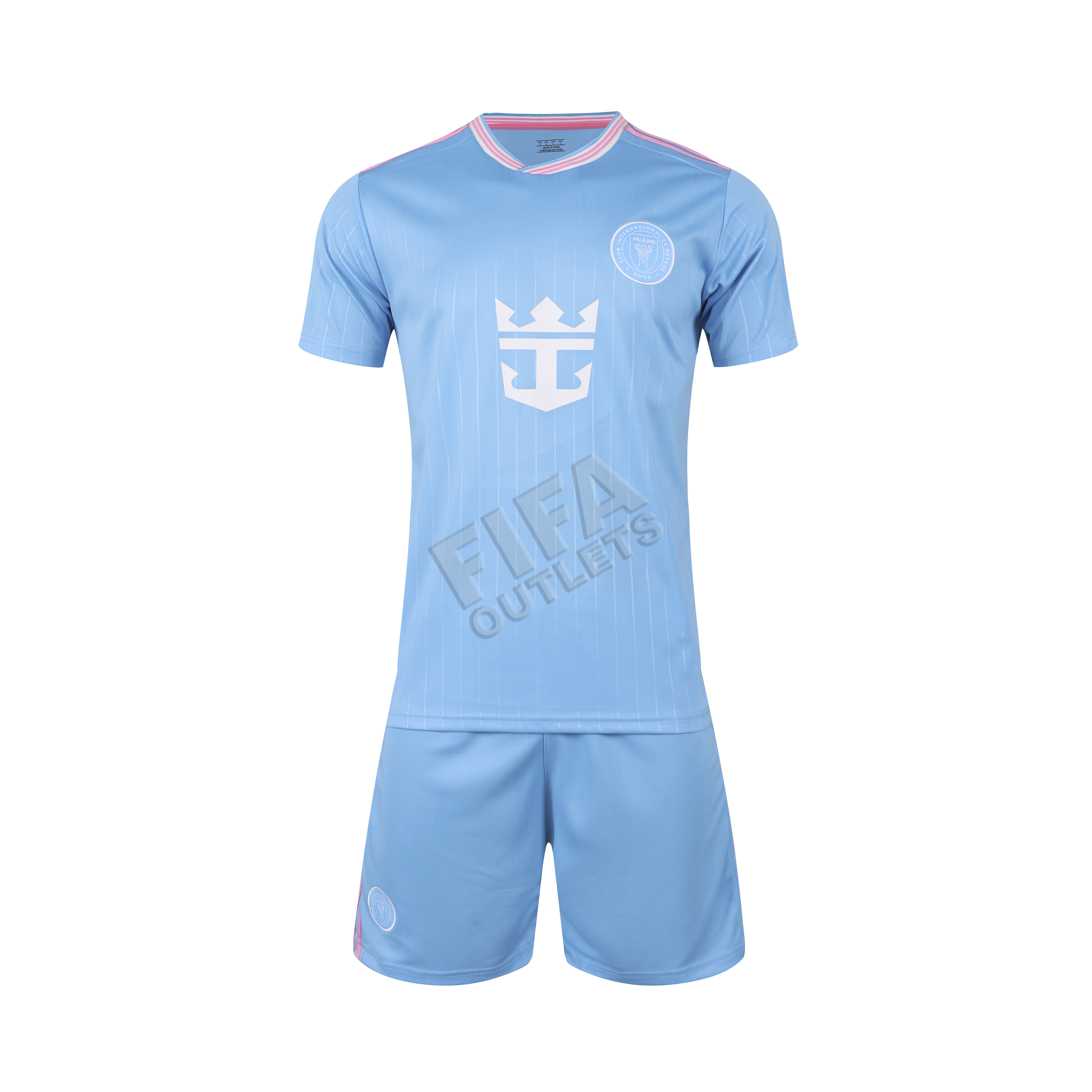 Men's Inter Miami Originals Blue 2025 Third Replica Player Jersey Set