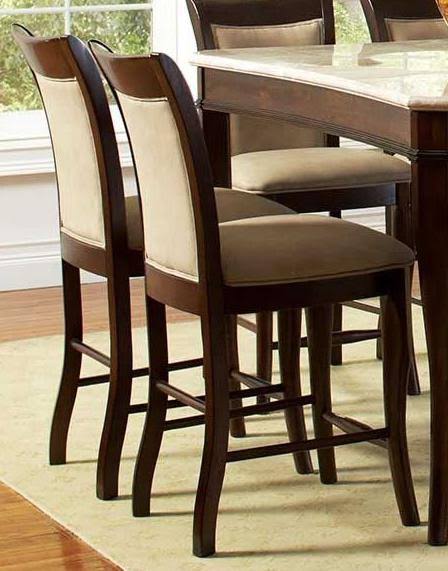 Steve Silver Margot Counter Chair, Black/Brown - 2 count