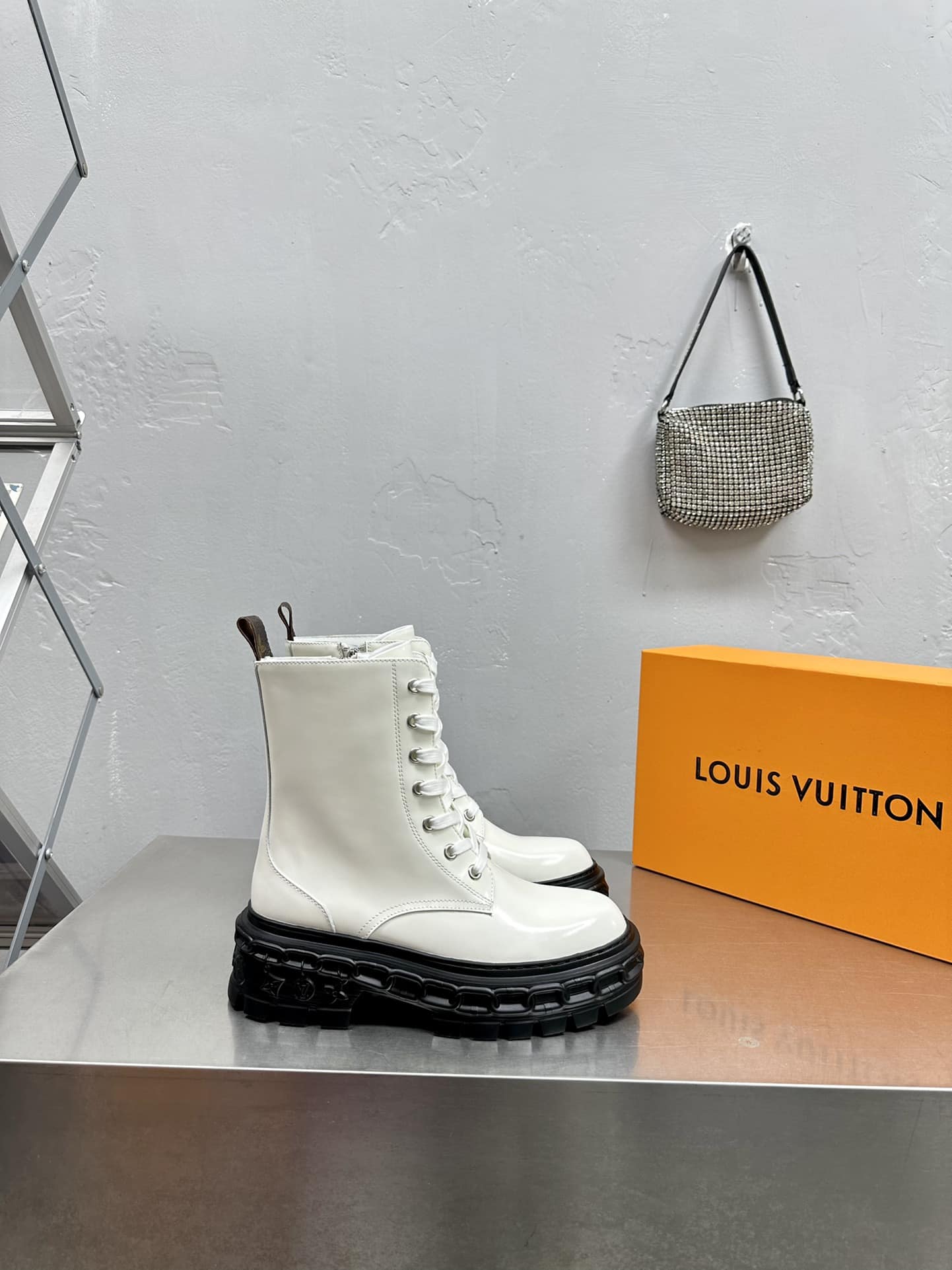 Louis Vuitton Lv Record Ranger Boot White