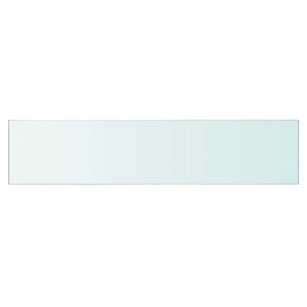 vidaXL Shelves 2 Pcs Panel Glass Clear 43.3x22x7.9x22