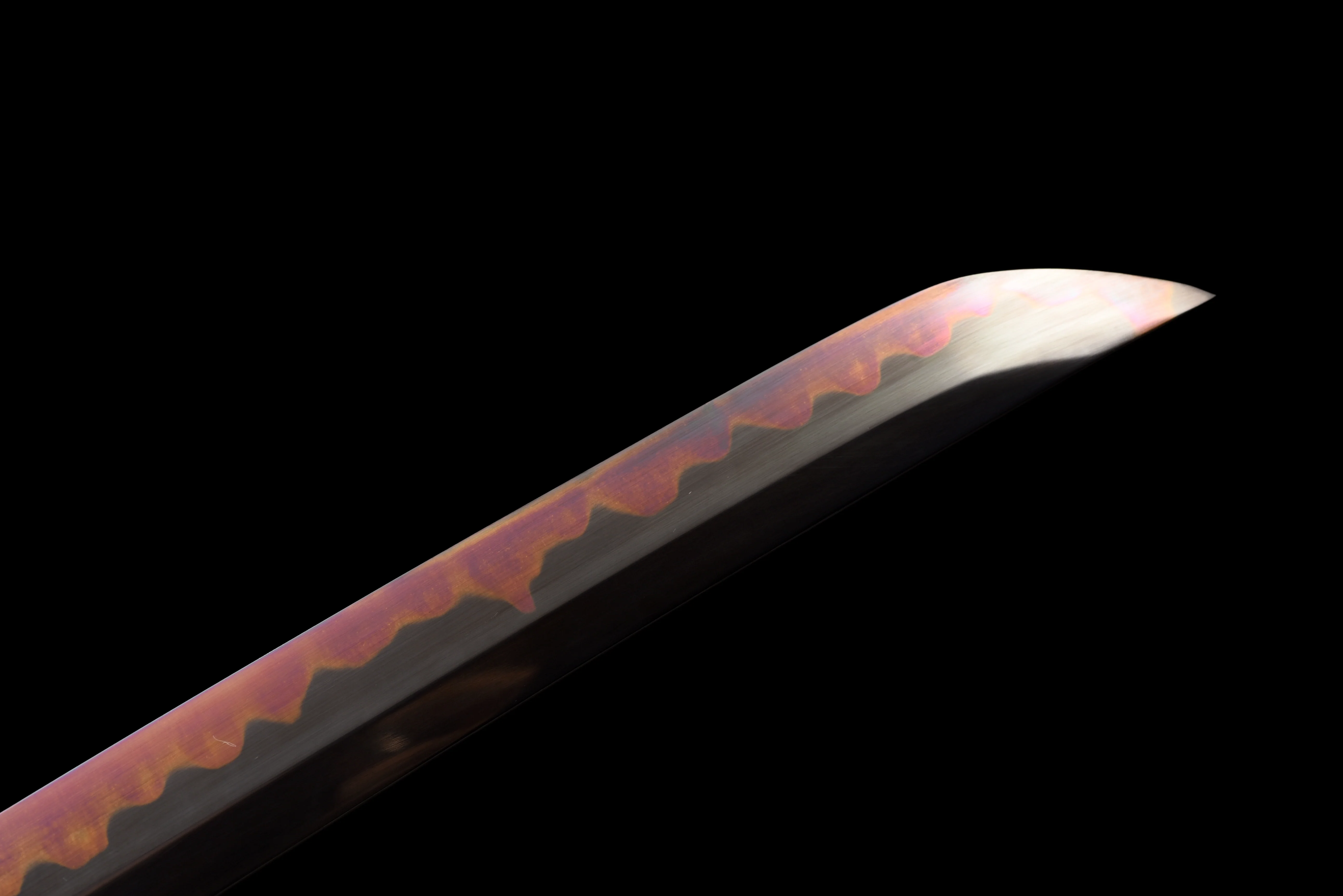 Rengoku Katana – T10 Clay Tempered, Real Hamon, Full Tang