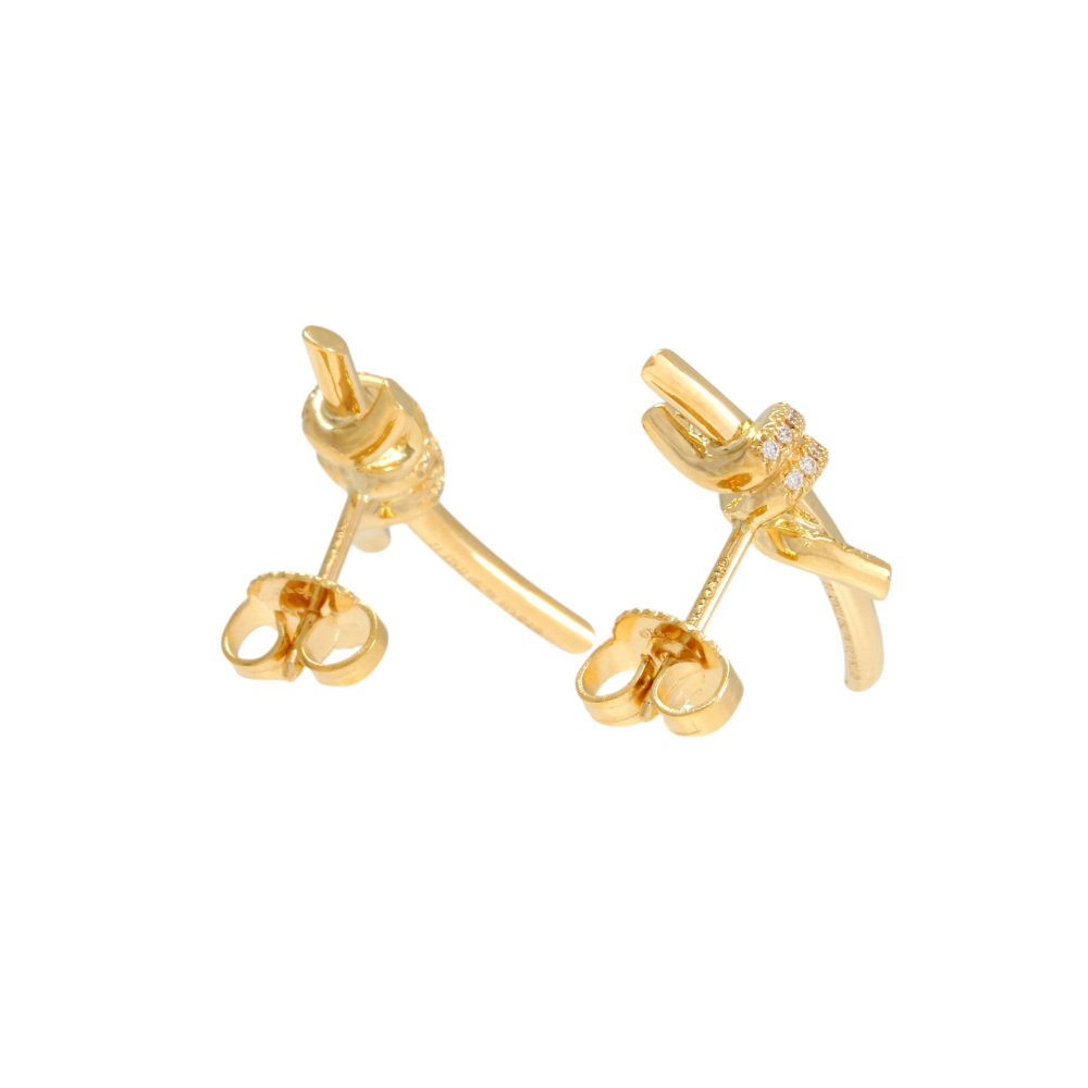 Tiffany & Co. Knot Earrings 18K Yellow Gold 69346464