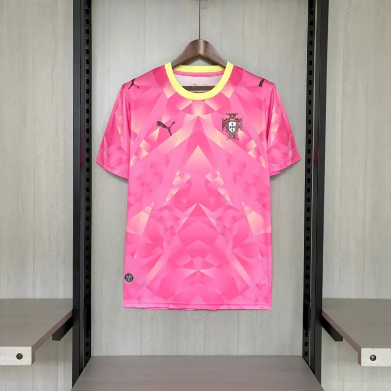 2026 Portugal Pink Jersey S-XXL Fan Version