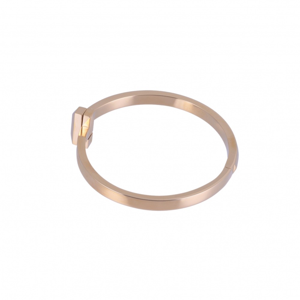 Tiffany & Co. Tiffany T T-one Hinge Bracelet 18K Rose Gold