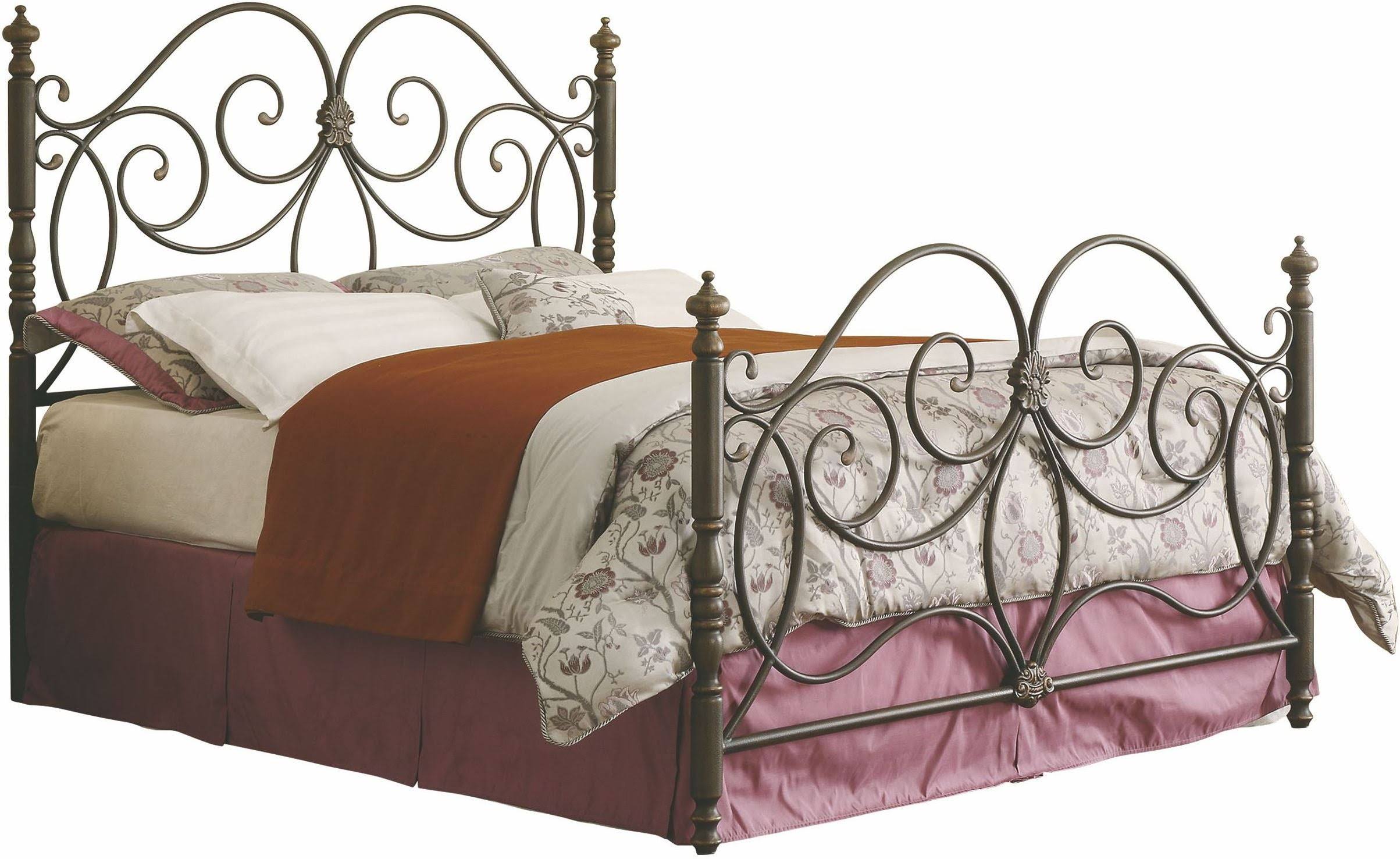 Coaster London Traditional Dark Bronze King Metal Bed