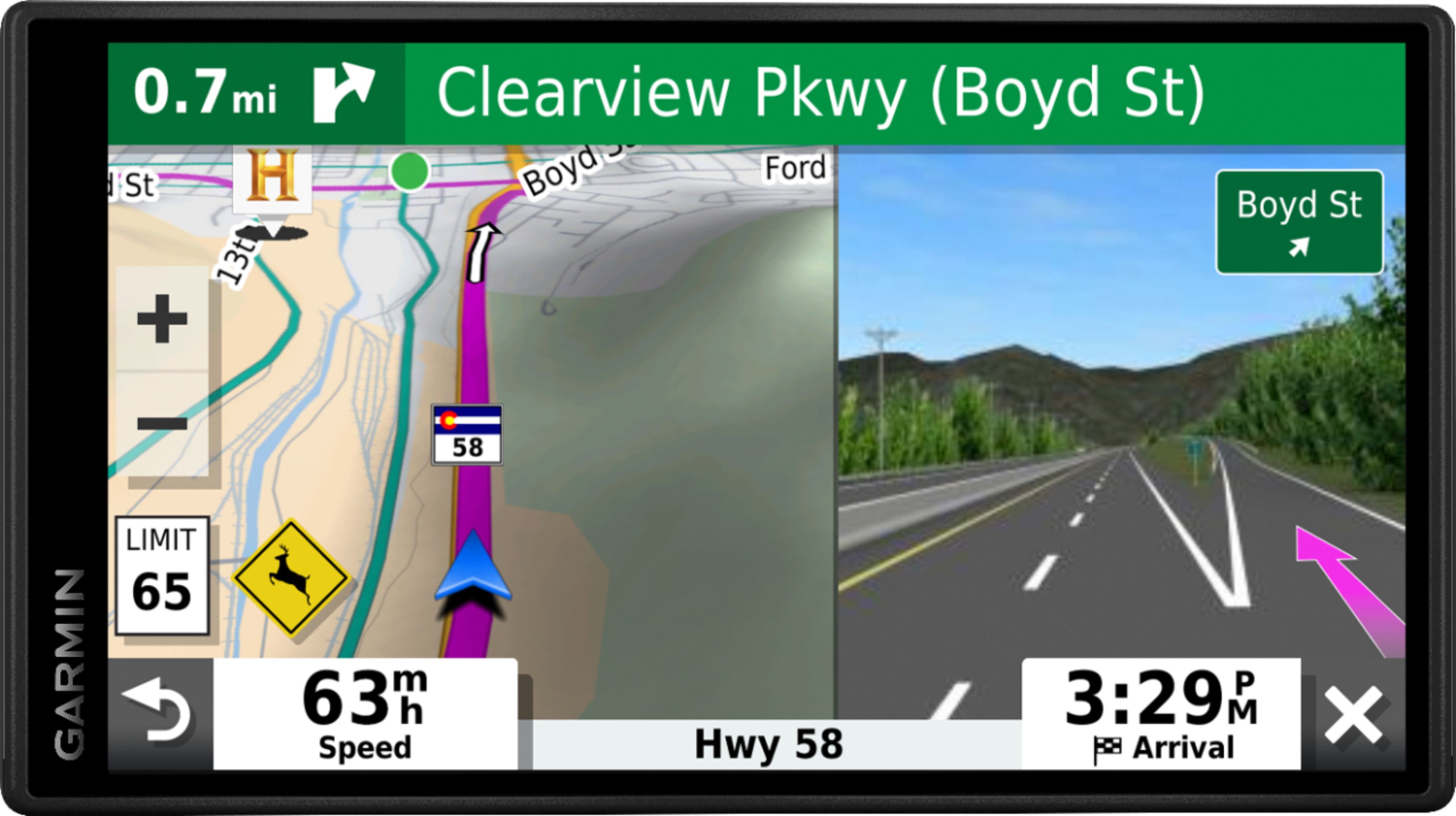 Garmin - DriveSmart 55 & Traffic - 5.5