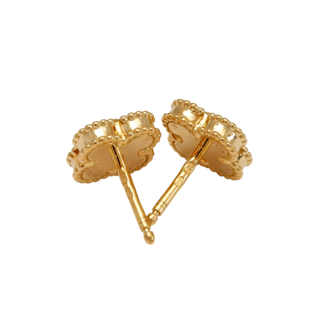 Van Cleef & Arpels Sweet Alhambra Earrings 18K Yellow Gold VCARA44900