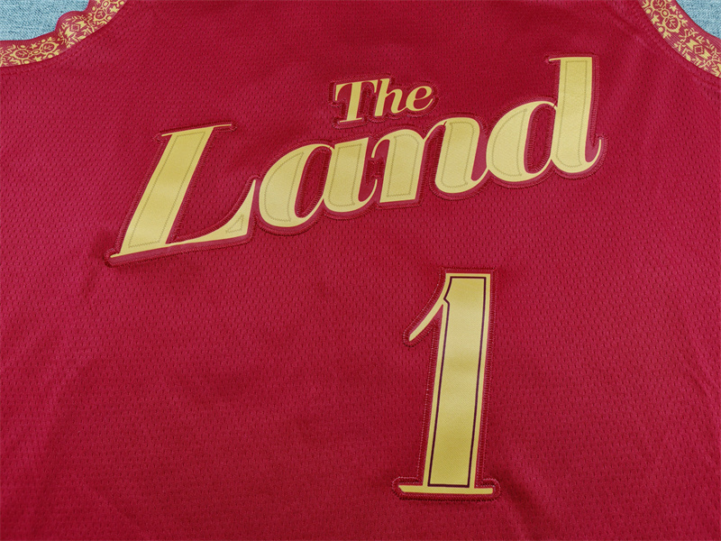 Men's Cleveland Cavaliers James Harden #1 Wine 2023/24 Swingman Jersey - City Edition