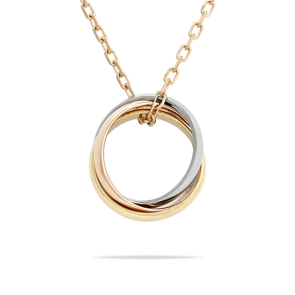 Cartier Trinity Necklace Tri-Gold B7224574