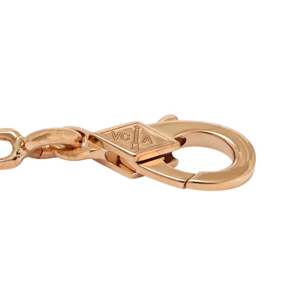 Van Cleef & Arpels Fauna Lucky Spring Bracelet 5 Motif 18K Rose Gold VCARP7RR00