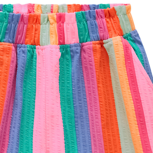 Famy Mädchen Shorts mit bunten Streifen