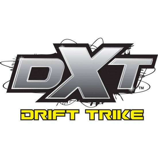 DXT Drift Trike Black/ Yellow- Three Wheeled Drifting Ride on