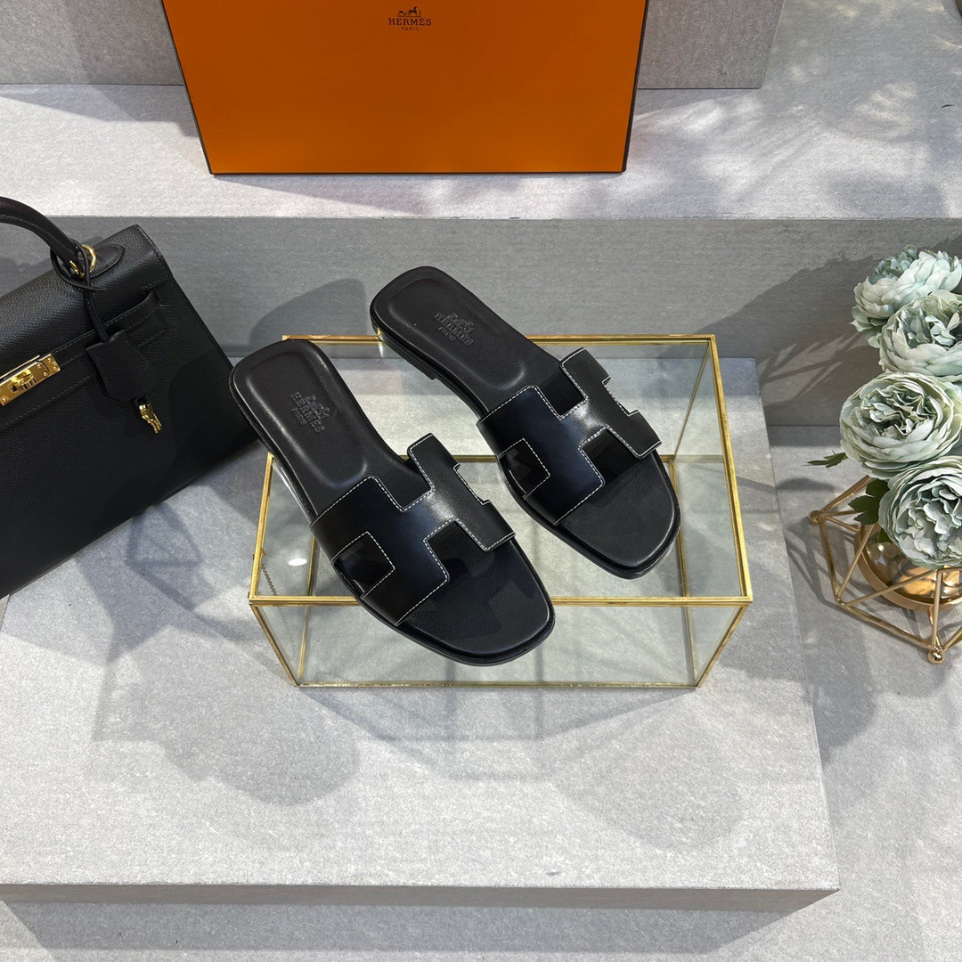 Hermes high version slippers - cnluxepick