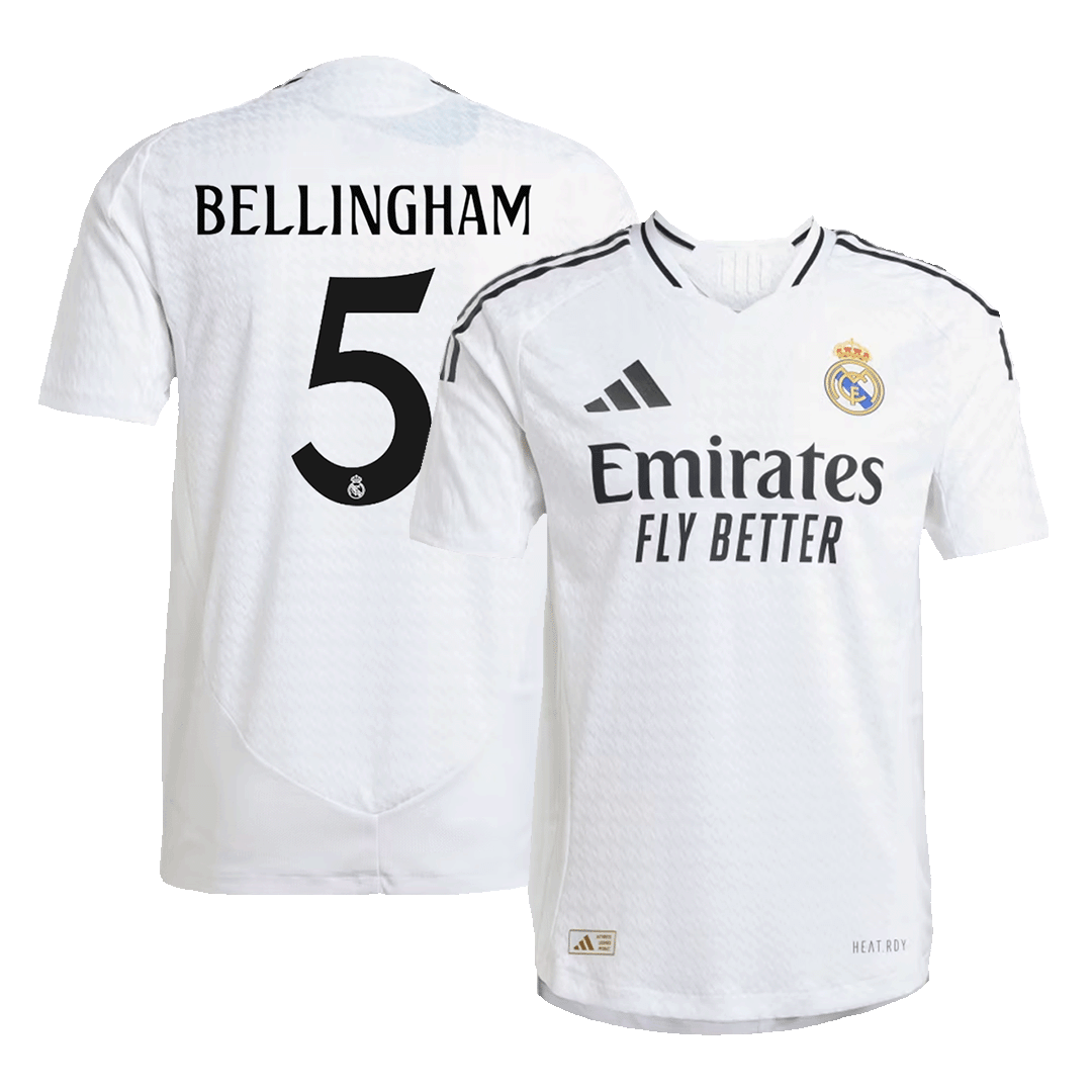 BELLINGHAM #5 Real Madrid Home Player Version Jersey