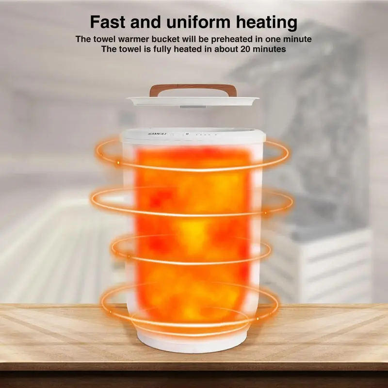 SAMEAT Large Electric Towel Warmer – Bathroom Heated Rack