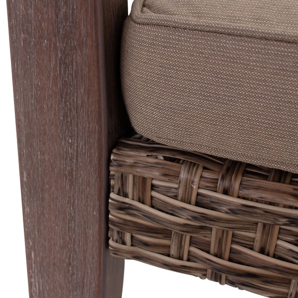 Courtyard Casual Buena Vista II 4 pc Loveseat Group Includes: One Loveseat,One Coffee Table and Two Club Chairs