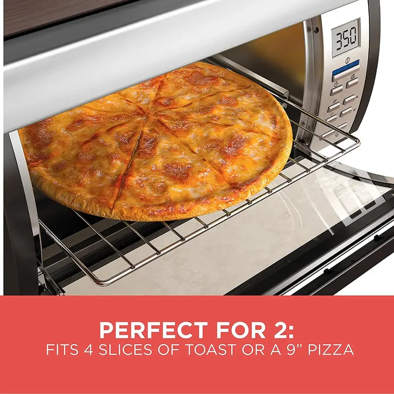 Spacemaker Under-Counter Toaster Oven – Black & Stainless Steel (Model TROS1000D)
