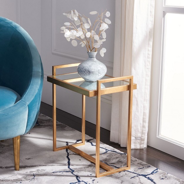 Noland Accent Table Gold mirror Safavieh