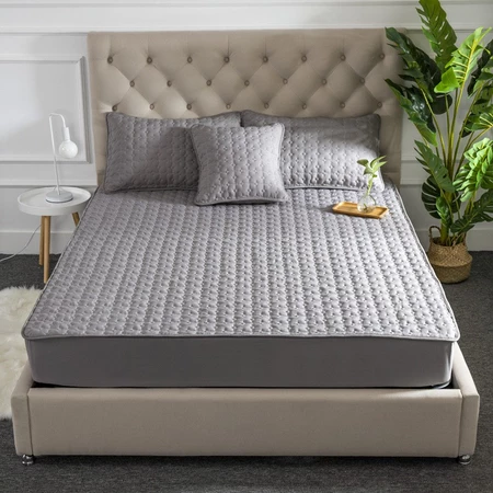 Mattress Protector Cadar Cover Fitted Bedsheet Set Single Queen King Size Tilam