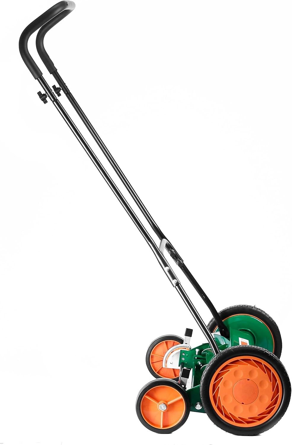 20-Inch 5-Blade Classic Push Reel Lawn Mower, Green
