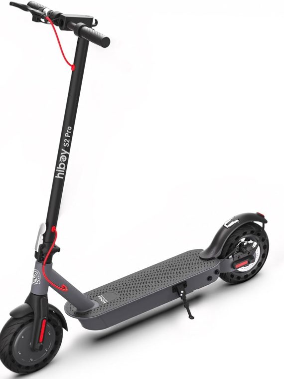 Electric Scooter, 500W Motor, 10′′ Solid Tires, 25 Miles Range, 19 Mph Folding Commuter Electric Scooter for Adults (Optional Seat)