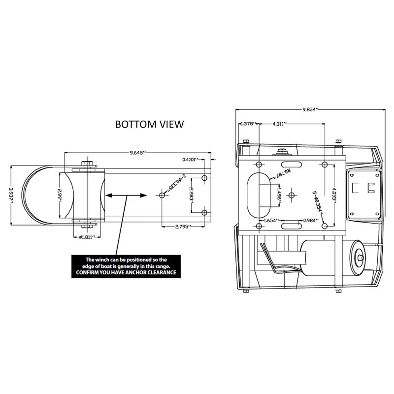 Wireless-Controlled Electric Saltwater Windlass – Marine Anchor Winch for Boats and Yachts