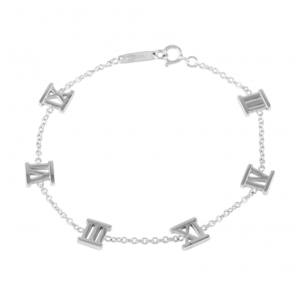 Tiffany & Co. Atlas Bracelet 18K White Gold