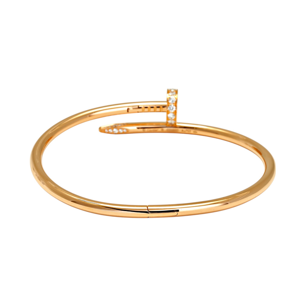 Cartier Juste un Clou Bracelet 18K Rose Gold Diamond B6048500