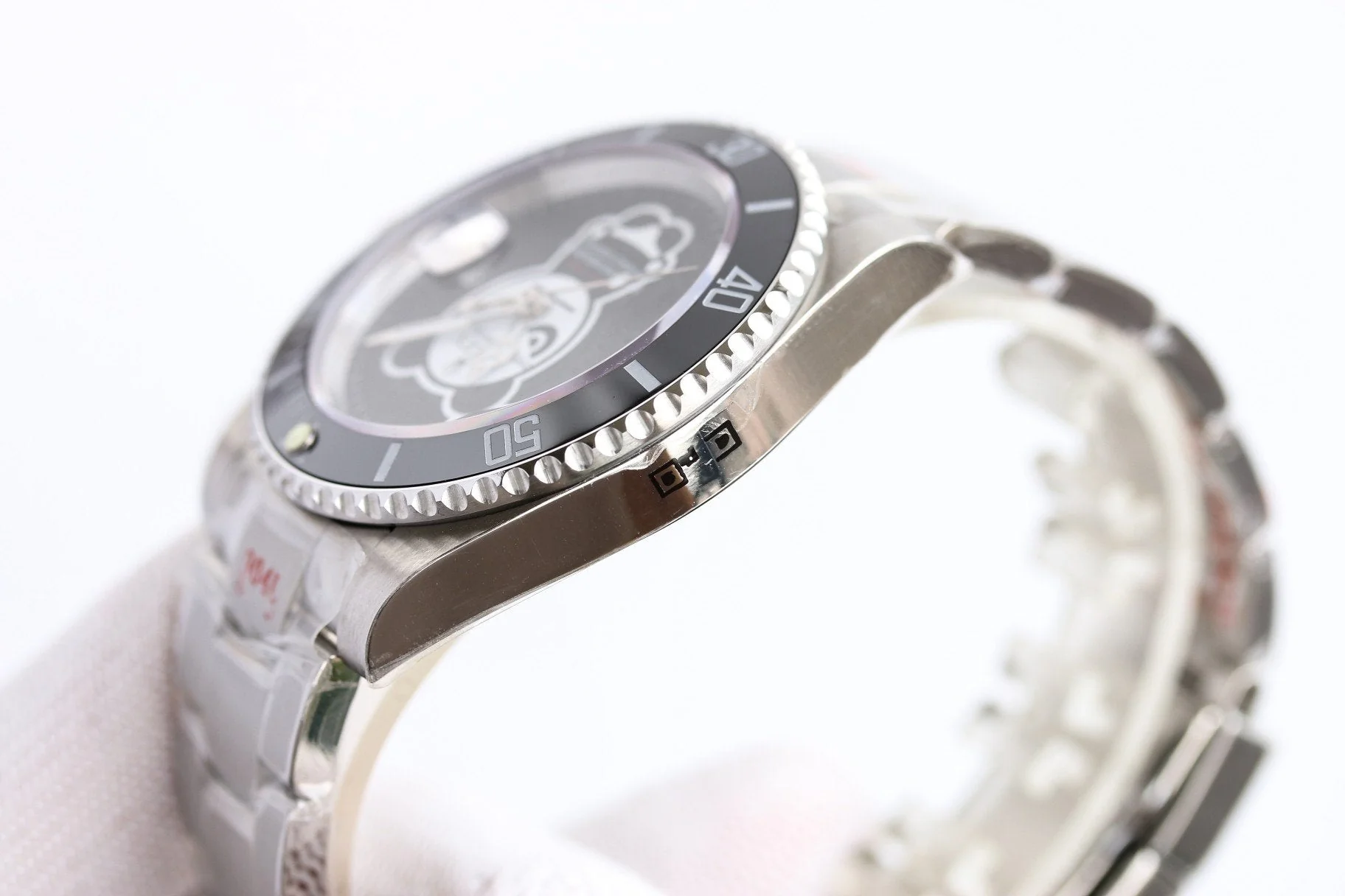 SUBMARINER DATE 40MM CUSTOM BLACK BEZEL BLACK BEAR DIAL
