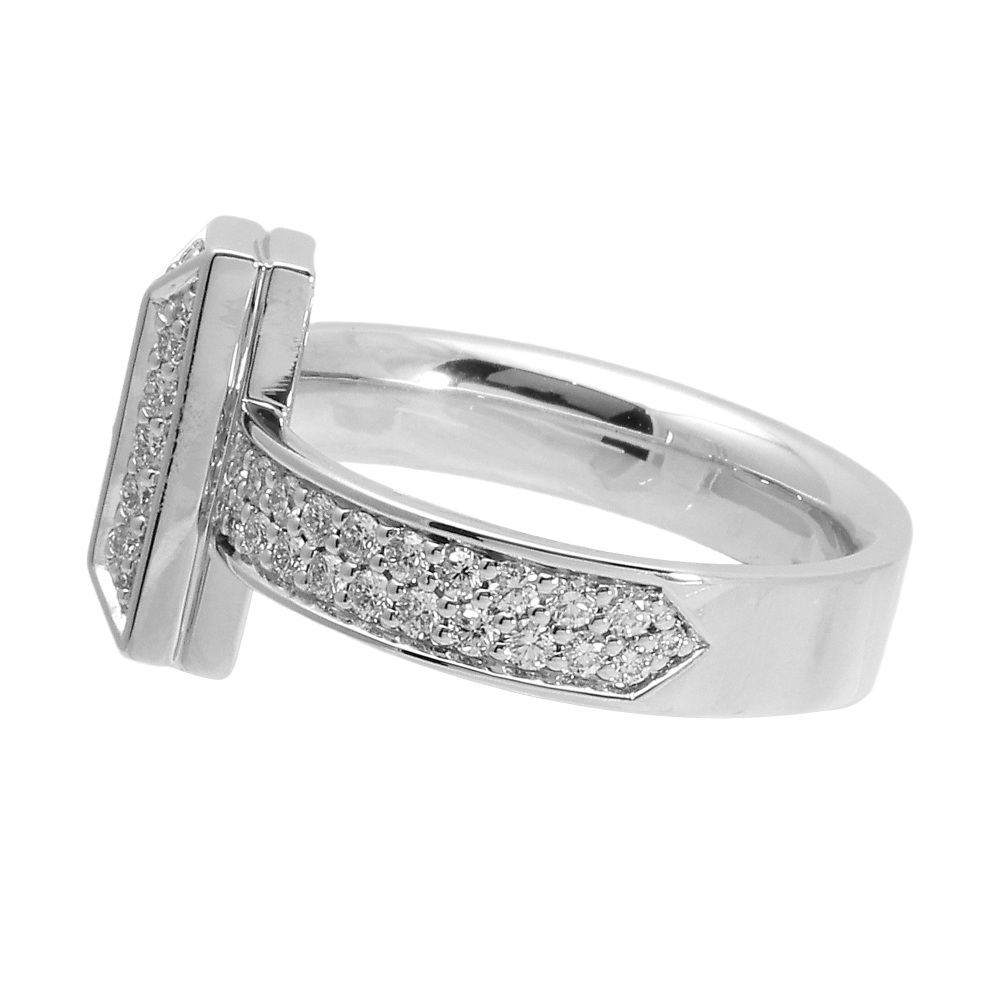Tiffany & Co. Tiffany T T-one Ring 18K White Gold Diamond 68170095