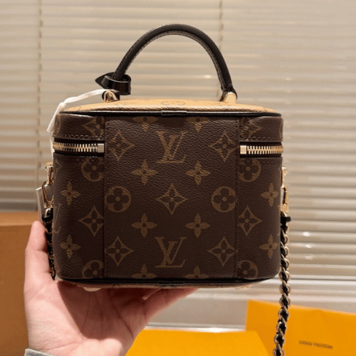 Louis Vuitton Vanity Pm Monogram Brown 7.5 Inches