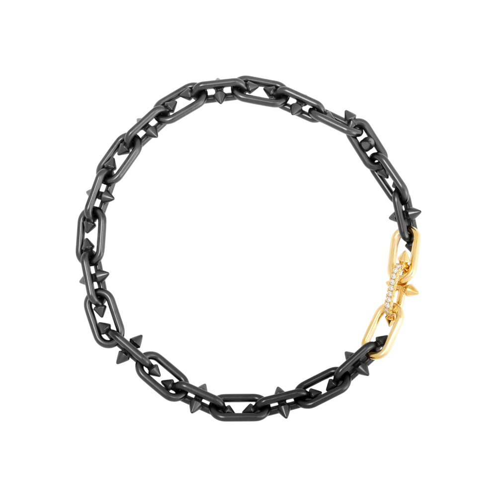 Tiffany & Co. Titan By Pharrell Williams Necklace 18K Yellow Gold Diamond 73467586