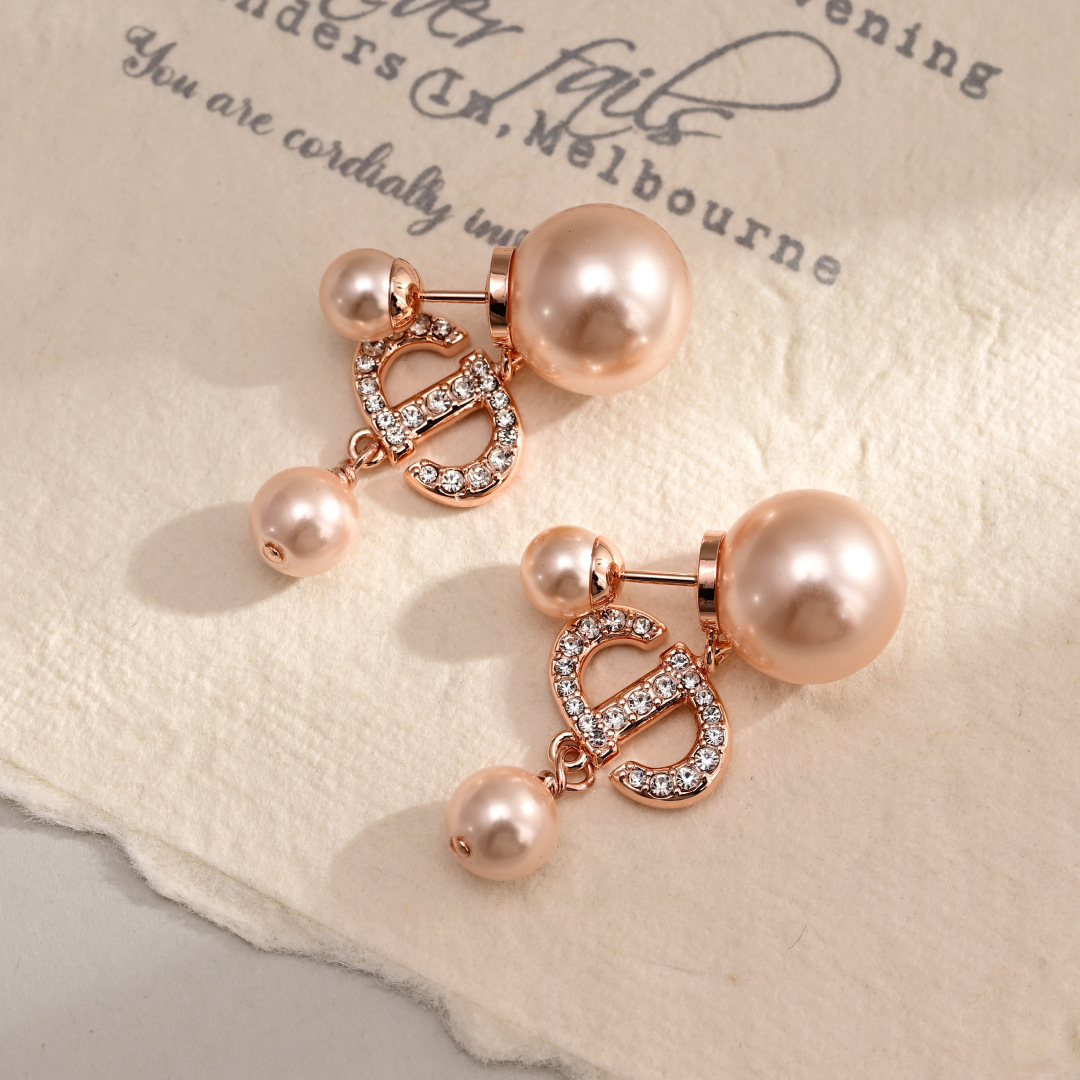 Dior Letter Earrings - cnluxepick