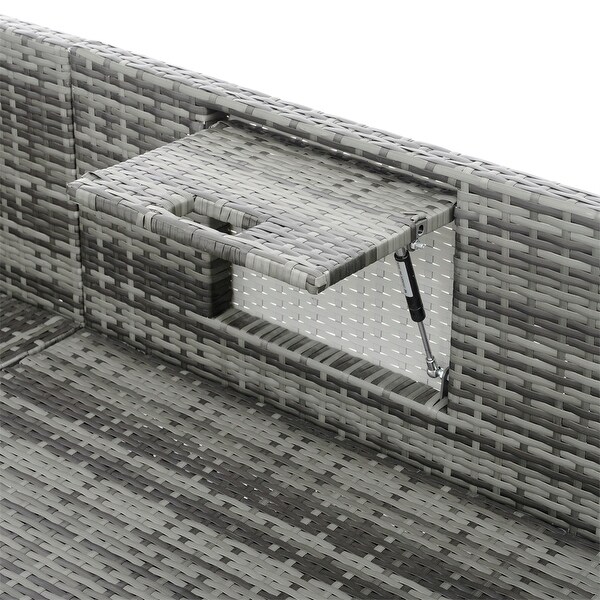 5 Set Wicker Furniture,Patio Furniture,Seasonal PE Wicker Furniture