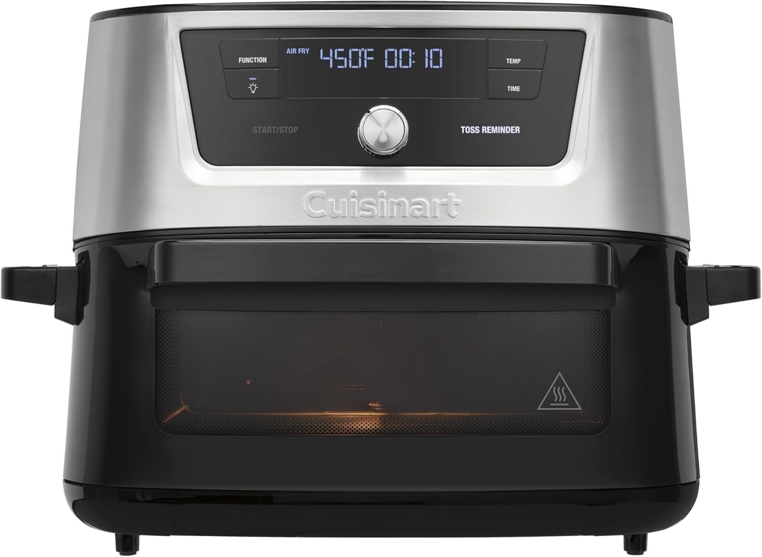 Air Fryer, 9-Quart Basket Stainless Steel Fryer Oven with 6 Presets to Roast, Bake, Broil, Air Fry, Dehydrate and Keep Warm, Dishwasher-Safe Parts, Quick & Easy Meals,Black