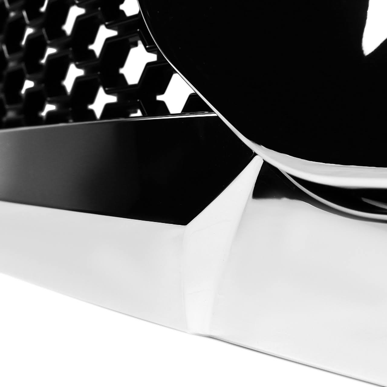 Spec-D Tuning Hg-Ram1315Cb-Gl 13-17 Dodge Ram Grille- Gloss Black