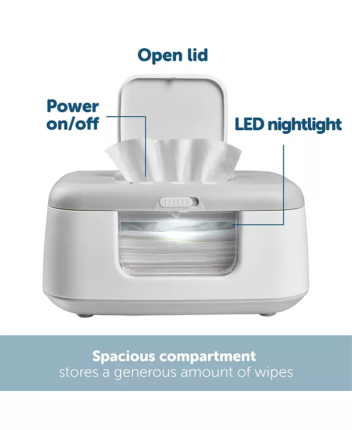 Jool Baby TinyBums Baby Wipe Warmer with LED nightlight
